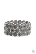 Forgotten Treasure - Black Paparazzi Bracelet (PZ-4612)