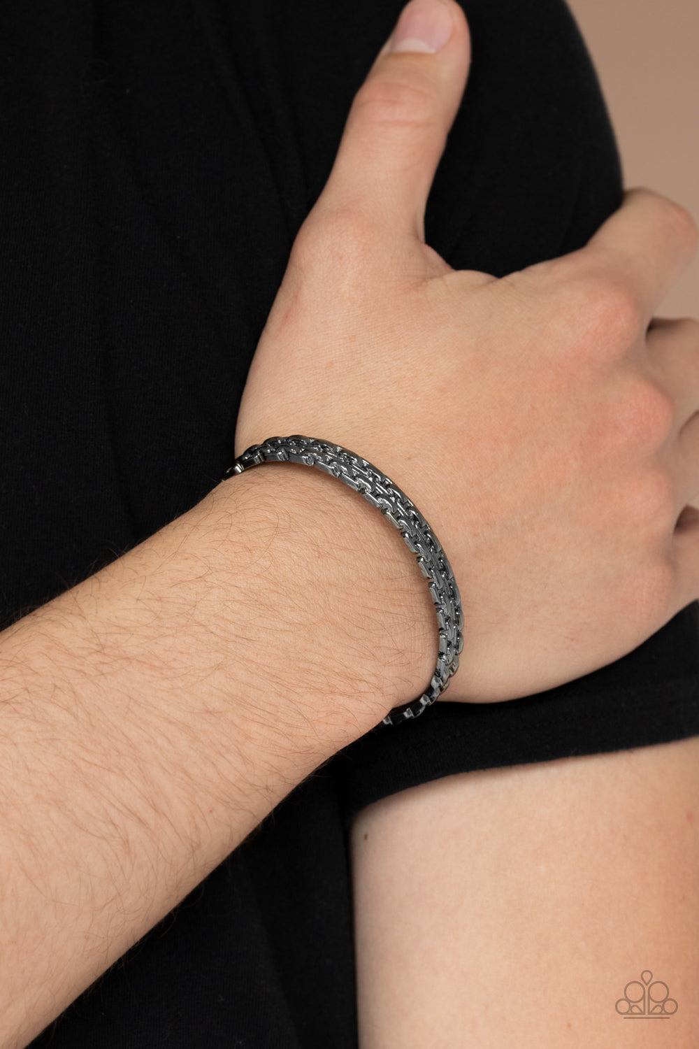 Full Rig - Black Paparazzi Men's Bracelet
