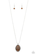 GLISTEN To This - Brown-Paparazzi Necklace (#1551)