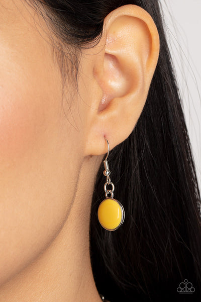 Harmonizing Hotspot - Yellow Paparazzi Necklace