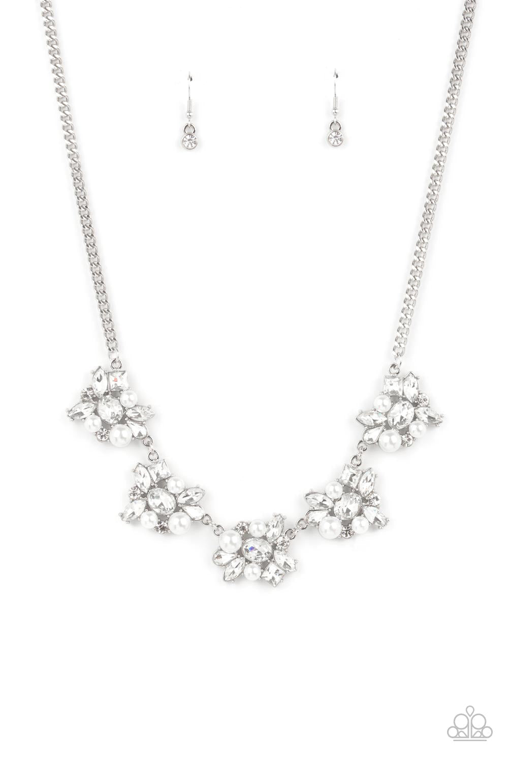 HEIRESS of Them All - White Paparazzi Necklace EMP2021 Exclusive
