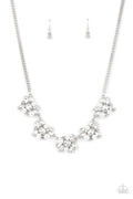 HEIRESS of Them All - White Paparazzi Necklace EMP2021 Exclusive
