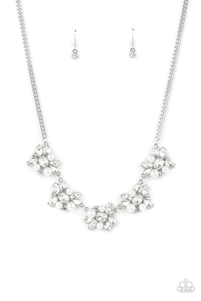 HEIRESS of Them All - White Paparazzi Necklace EMP2021 Exclusive