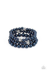 Here Comes The Heiress - Blue Paparazzi Bracelet (#4414)