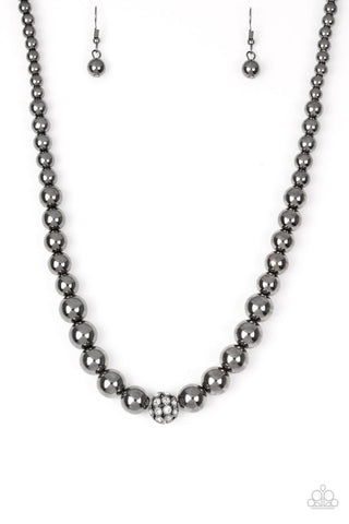 High-Stakes FAME - Black Paparazzi Necklace (S008)
