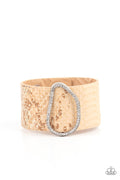 HISS-tory In The Making - Brown Paparazzi Wrap Bracelet