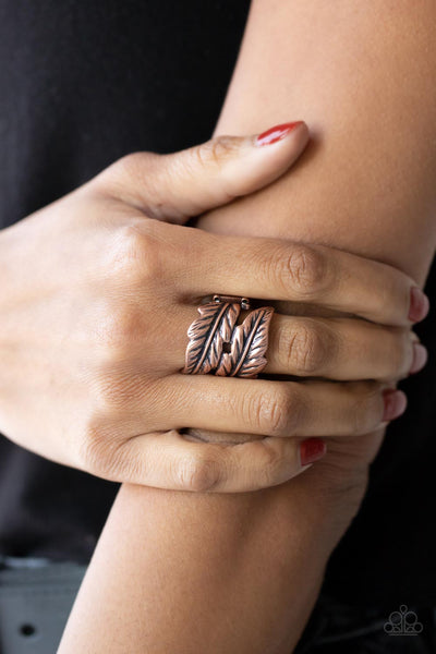 Inner FLIGHT - Copper Paparazzi Ring (P39)