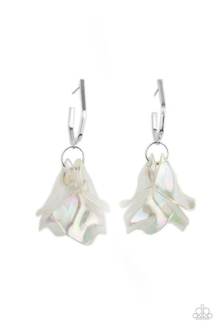 Jaw-Droppingly Jelly - Silver Paparazzi Earrings (#882)