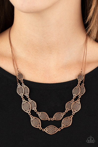 Make Yourself At HOMESTEAD - Copper Paparazzi Necklace