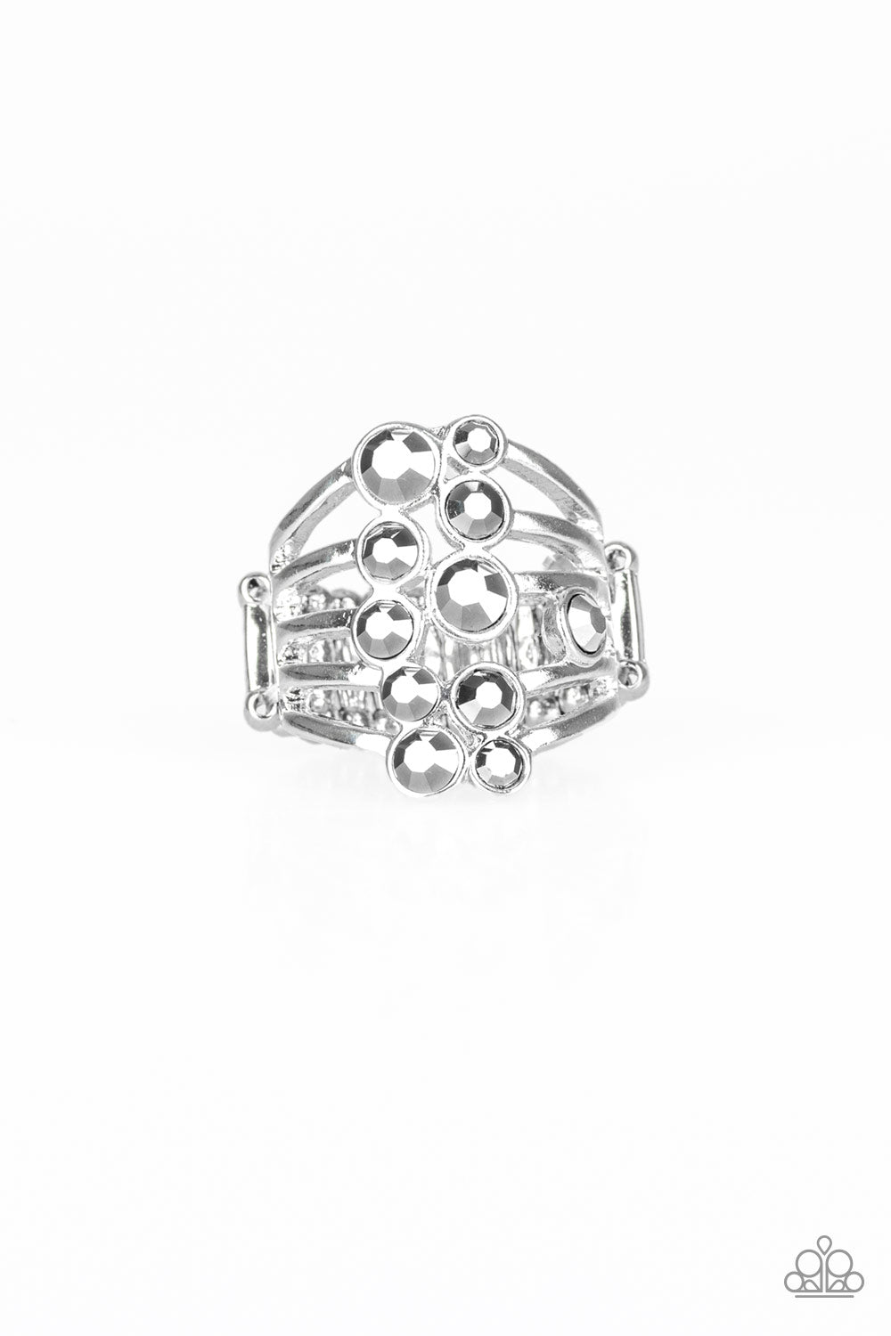 Paparazzi Ring - Meet In The Middle - Silver (R214)