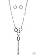 Metro Mechanics - Black Paparazzi Necklace