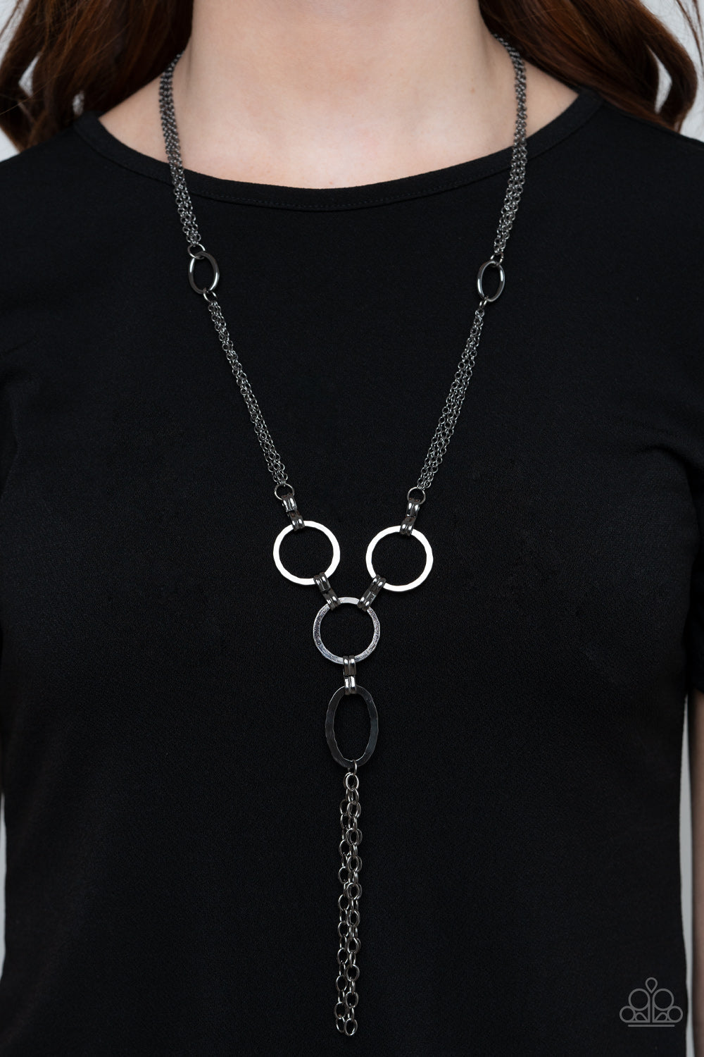 Metro Mechanics - Black Paparazzi Necklace