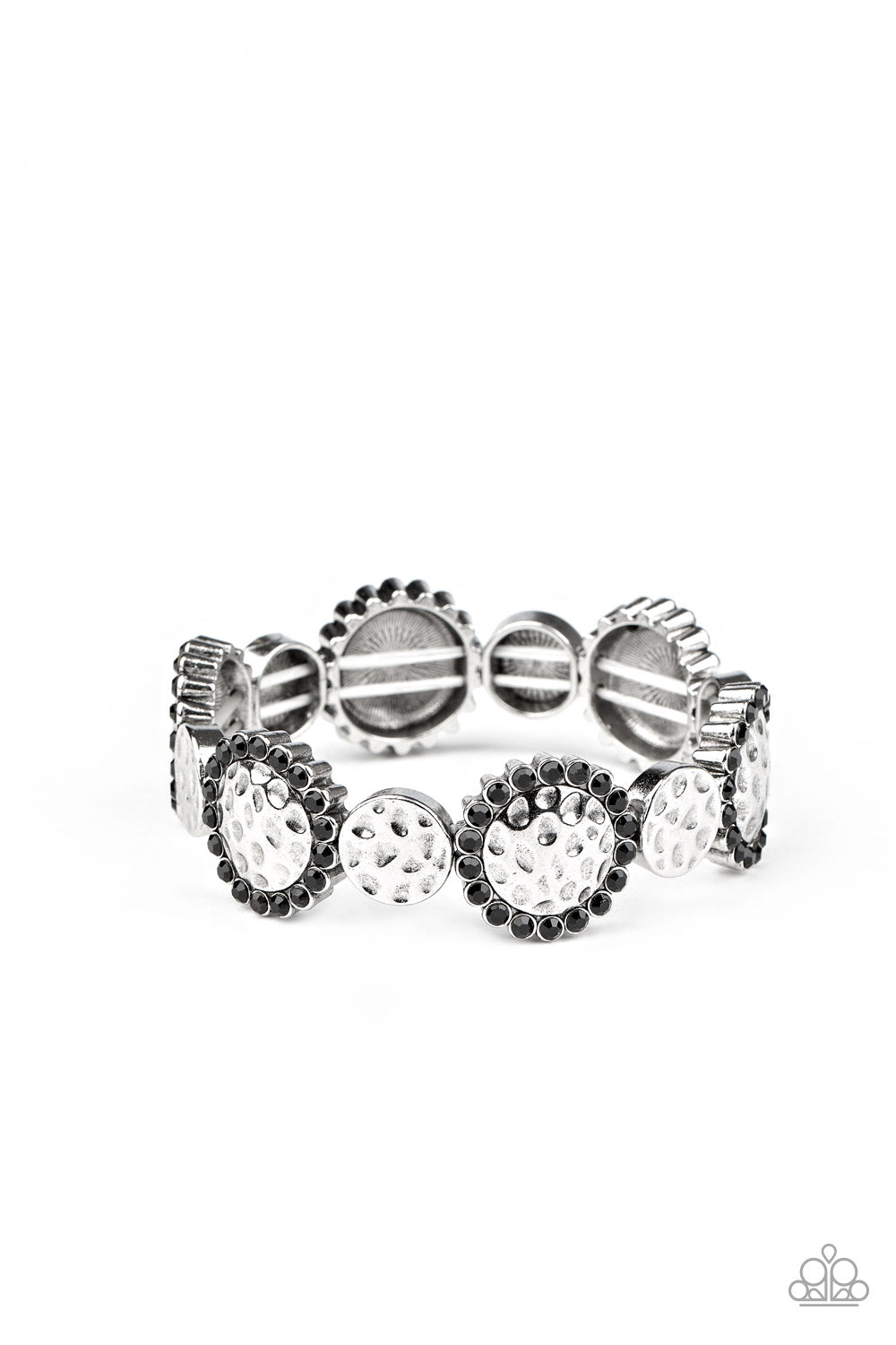 Mixed Up Metro - Black Paparazzi Bracelet (#2107)
