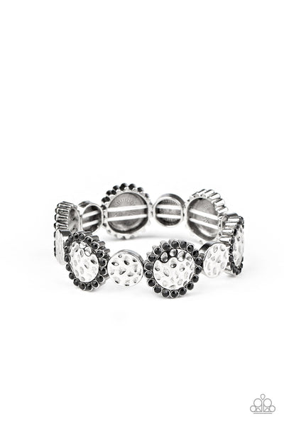 Mixed Up Metro - Black Paparazzi Bracelet (#2107)