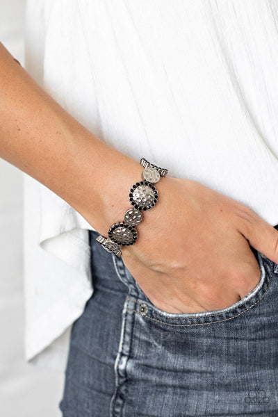 Mixed Up Metro - Black Paparazzi Bracelet (#2107)