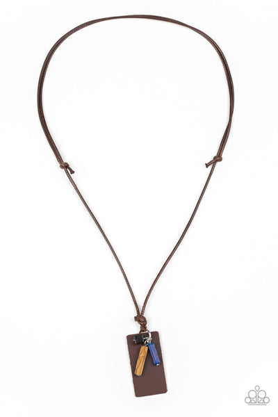 Paparazzi Urban Necklace - Mountain Scout - Brown (#1694)