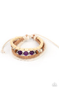 Natural-Born Navigator - Purple Paparazzi Bracelet (#1546)