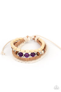 Natural-Born Navigator - Purple Paparazzi Bracelet (#1546)