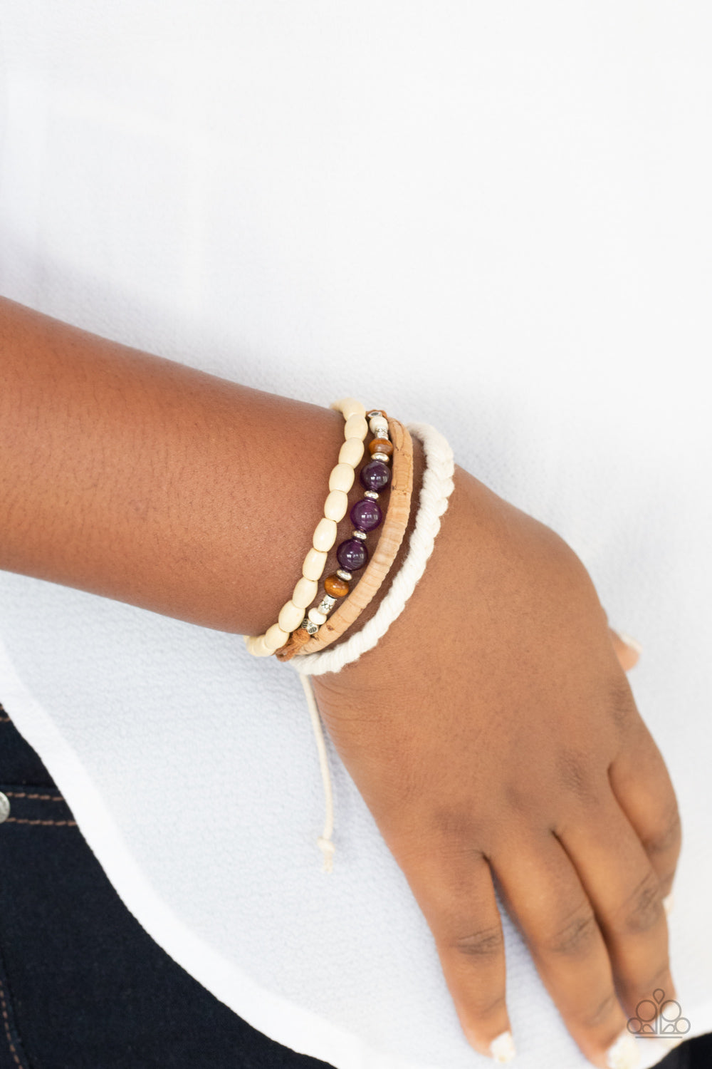 Natural-Born Navigator - Purple Paparazzi Bracelet (#1546)
