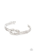 Nautical Grunge - Silver Paparazzi Men's Bracelet
