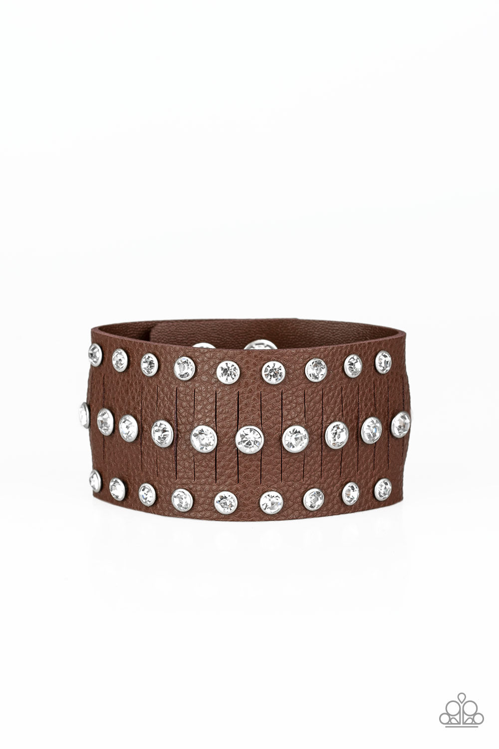 Now Taking The Stage - Brown-Paparazzi Wrap (W133)