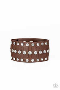 Now Taking The Stage - Brown-Paparazzi Wrap (W133)