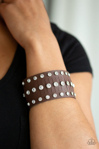 Now Taking The Stage - Brown-Paparazzi Wrap (W133)