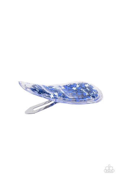 Oh, My Stars and Stripes - Blue Paparazzi Hair Accessories