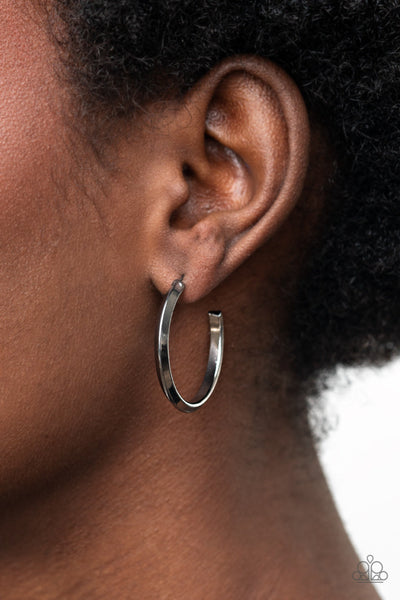 On The Brink - Black Paparazzi Earrings