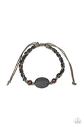 On The Home Front - Black-Paparazzi Bracelet (PZ-924)