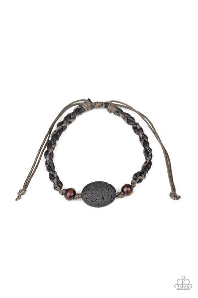 On The Home Front - Black-Paparazzi Bracelet (#924)
