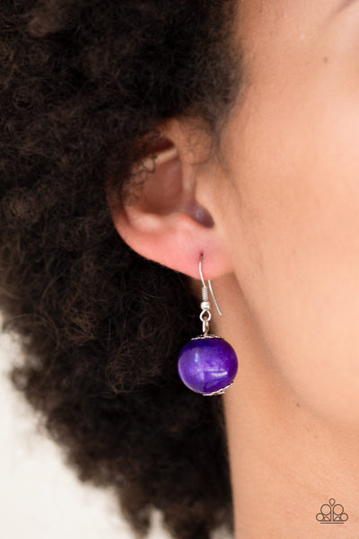 Panama Panorama - Purple-Paparazzi Necklace (S012)