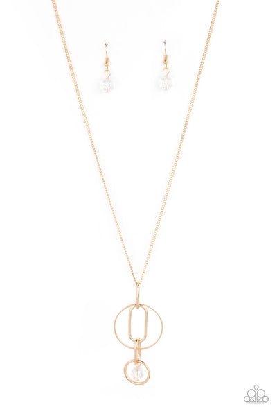 Park Avenue Palace - Gold Paparazzi Necklace