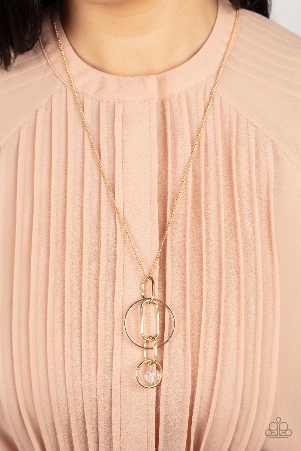 Park Avenue Palace - Gold Paparazzi Necklace