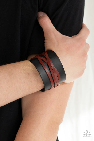 Pirate Plunder - Black Paparazzi Urban Bracelet