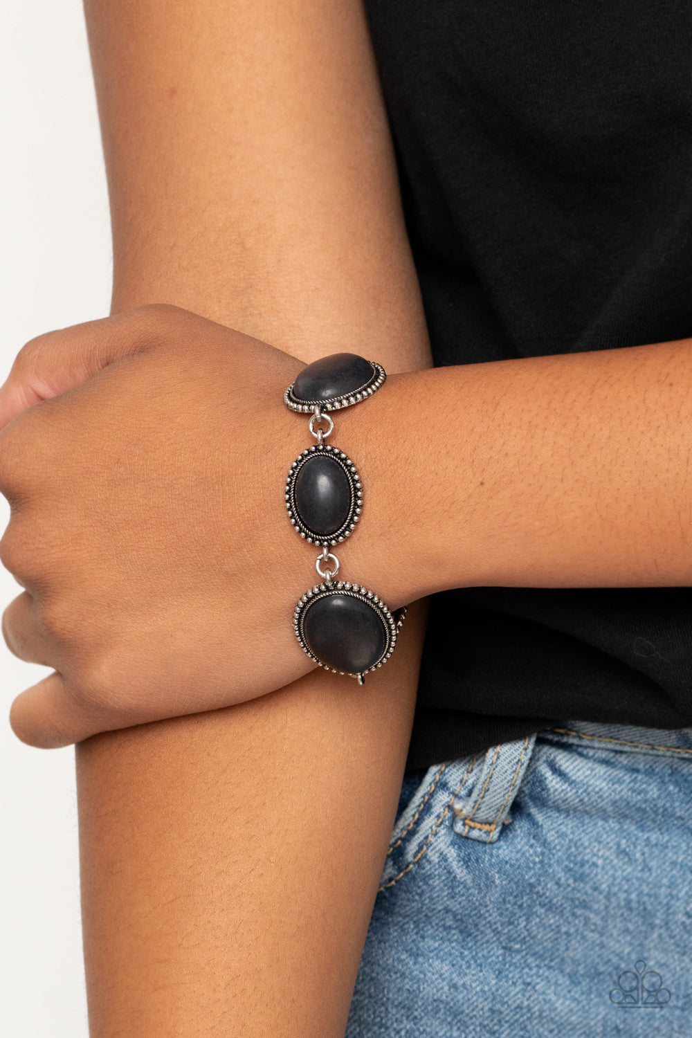 River View - Black Paparazzi Bracelet