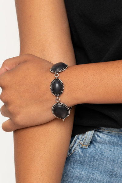 River View - Black Paparazzi Bracelet