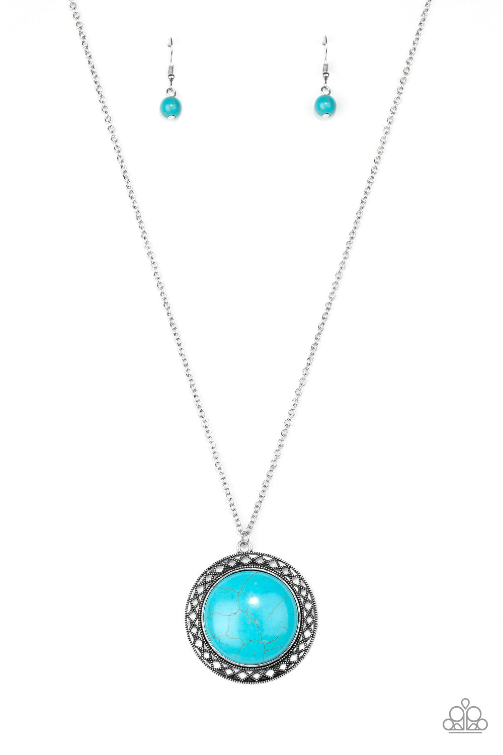 Run Out Of RODEO - Blue Paparazzi Necklace