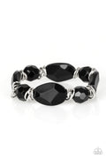 Savor The Flavor - Black-Paparazzi Bracelet (#1472)
