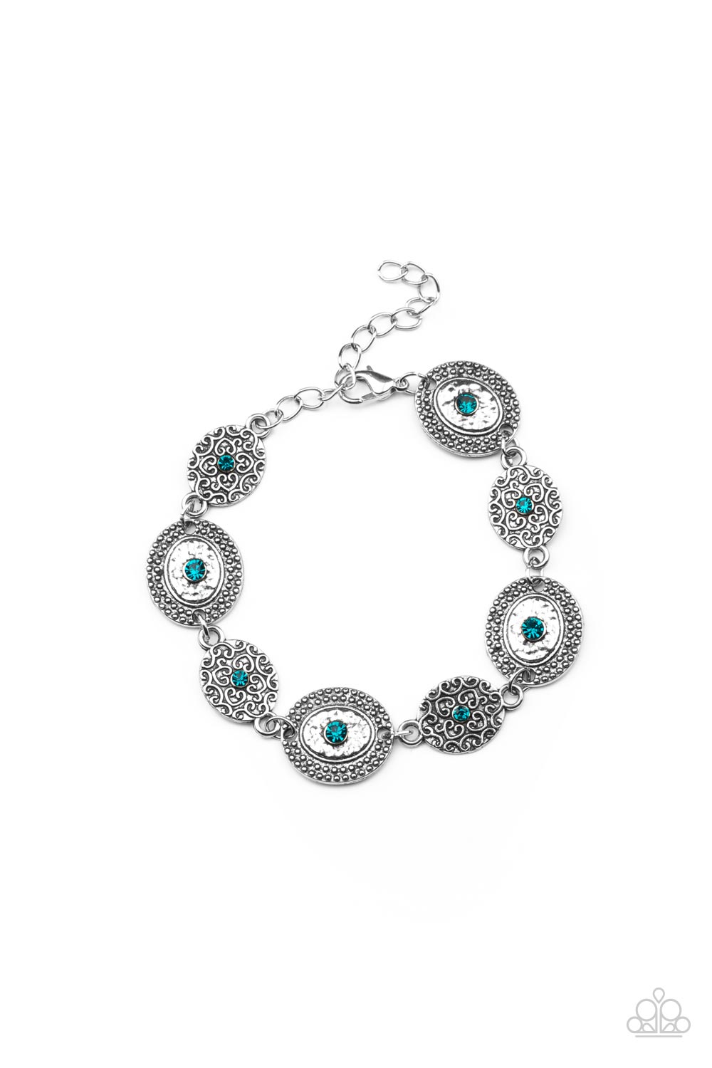 Secret Garden Glamour - Blue Paparazzi Bracelet