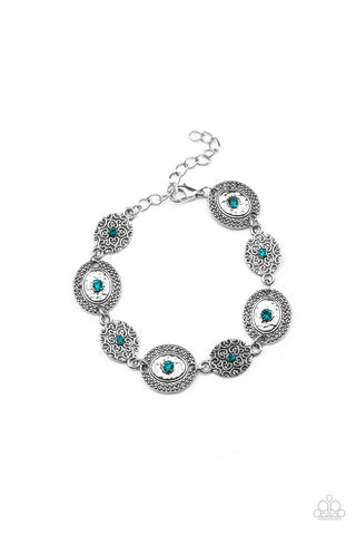 Secret Garden Glamour - Blue Paparazzi Bracelet