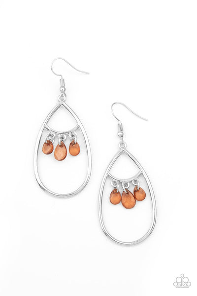 Shimmer Advisory - Brown Paparazzi Earrings