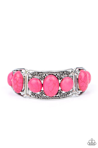 Southern Splendor - Pink Paparazzi Bracelet (PZ-070)