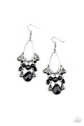 Summer Catch - Black-Paparazzi Earrings (PZ-1087)