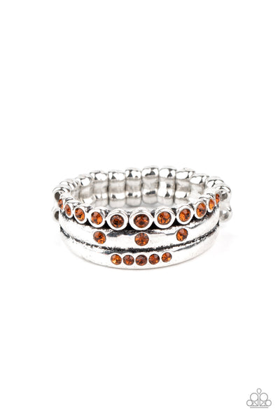 The Next Level - Brown Paparazzi Ring (R185)