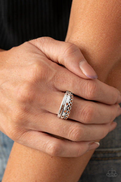 The Next Level - Brown Paparazzi Ring (R185)
