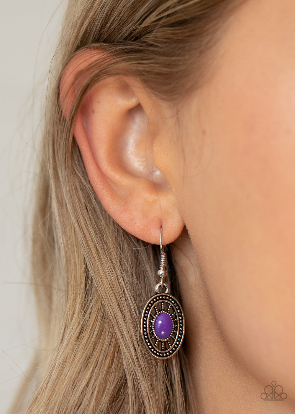 Totally TERRA-torial - Purple-Paparazzi Necklace (#1407)
