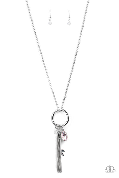 Unlock Your Sparkle - Pink Paparazzi Necklace