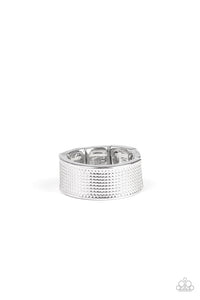 Uppercut - Silver Paparazzi Men's Ring