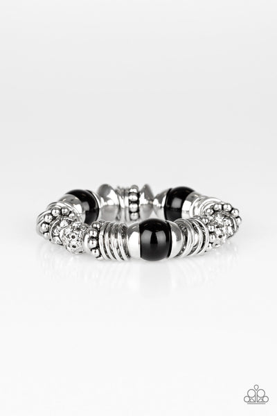 Paparazzi Bracelet - Uptown Tease - Black (PZ-1037)